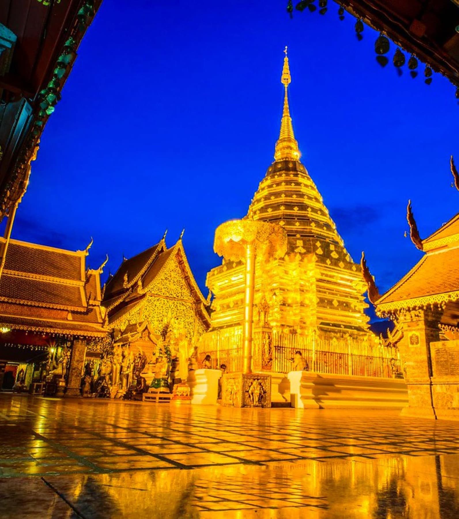 Chiang Mai Doi Suthep and Wat Umong evening tour